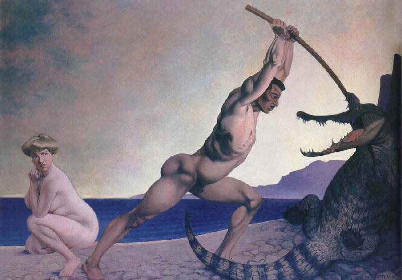 Felix Vallotton Perseus Slays the Dragon